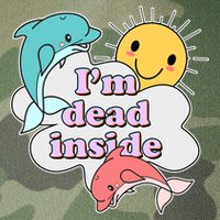 I'm Dead Inside Funny Legacy Tie Dye Trucker Hat