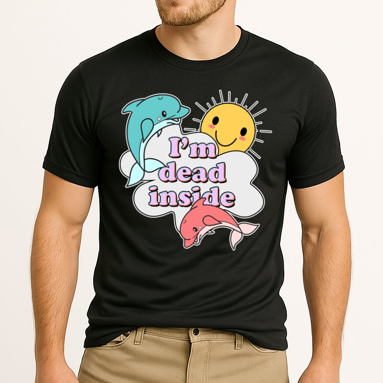 I'm Dead Inside Funny Performance Shirt