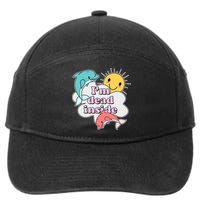 I'm Dead Inside Funny 7-Panel Snapback Hat