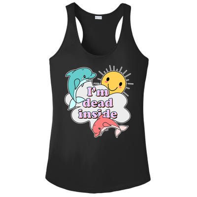 I'm Dead Inside Funny Ladies PosiCharge Competitor Racerback Tank