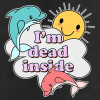 I'm Dead Inside Funny 25L Jumbo Tote