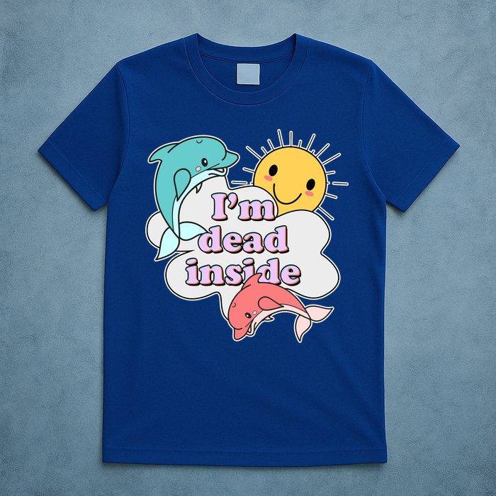 I'm Dead Inside Funny T-Shirt