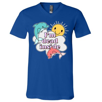 I'm Dead Inside Funny V-Neck T-Shirt