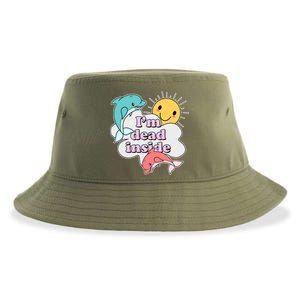 I'm Dead Inside Funny Sustainable Bucket Hat