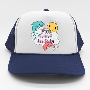 I'm Dead Inside Funny Trucker Hat