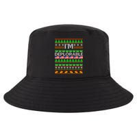 I'm Deplorable Donald Trump Ugly Christmas Sweater Design Cool Comfort Performance Bucket Hat
