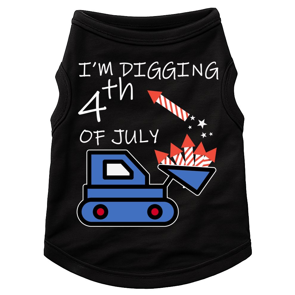 I'm Digging 4th Of July Doggie Tank