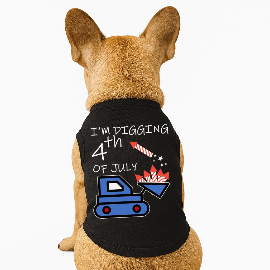 I'm Digging 4th Of July Doggie Tank