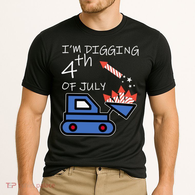 I'm Digging 4th Of July Performance Shirt
