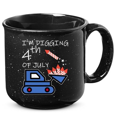 I'm Digging 4th Of July 15oz Campfire Ceramic Mug