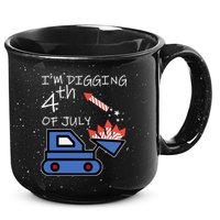 I'm Digging 4th Of July 15oz Campfire Ceramic Mug
