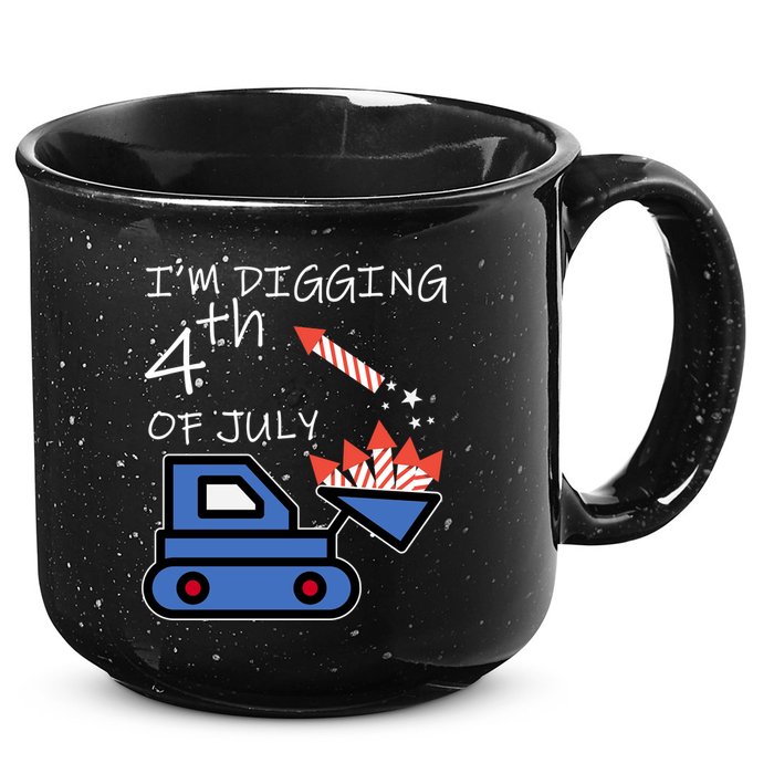 I'm Digging 4th Of July 15oz Campfire Ceramic Mug