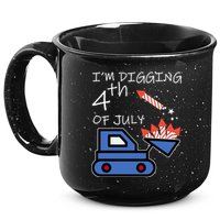I'm Digging 4th Of July 15oz Campfire Ceramic Mug