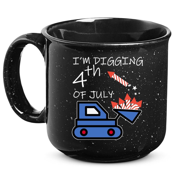 I'm Digging 4th Of July 15oz Campfire Ceramic Mug
