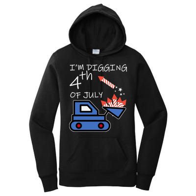 I'm Digging 4th Of July Women's Pullover Hoodie