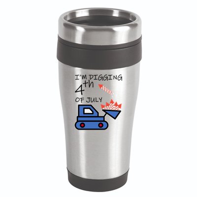I'm Digging 4th Of July 16oz Travel Tumbler