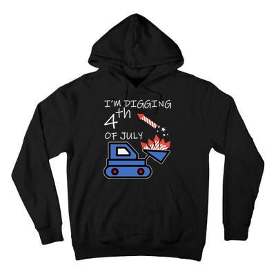 I'm Digging 4th Of July Tall Hoodie