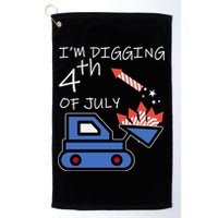 I'm Digging 4th Of July Golf Towel