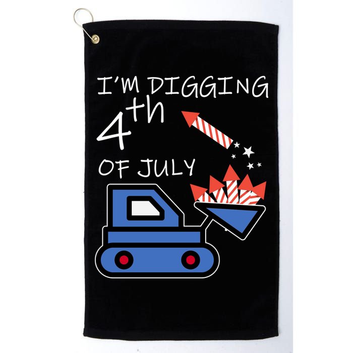 I'm Digging 4th Of July Golf Towel