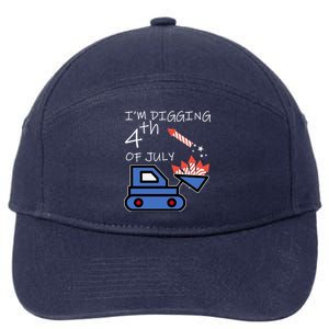 I'm Digging 4th Of July 7-Panel Snapback Hat