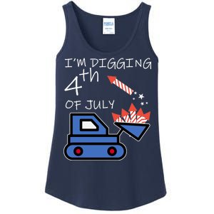 I'm Digging 4th Of July Ladies Essential Tank