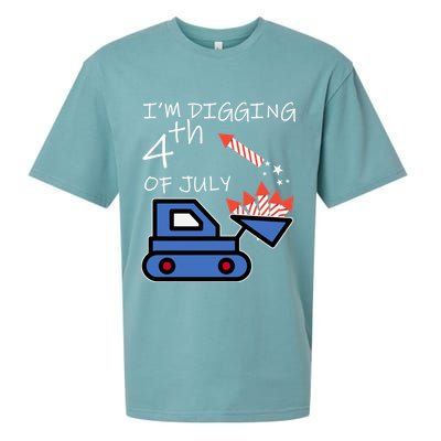 I'm Digging 4th Of July Sueded Cloud Jersey T-Shirt