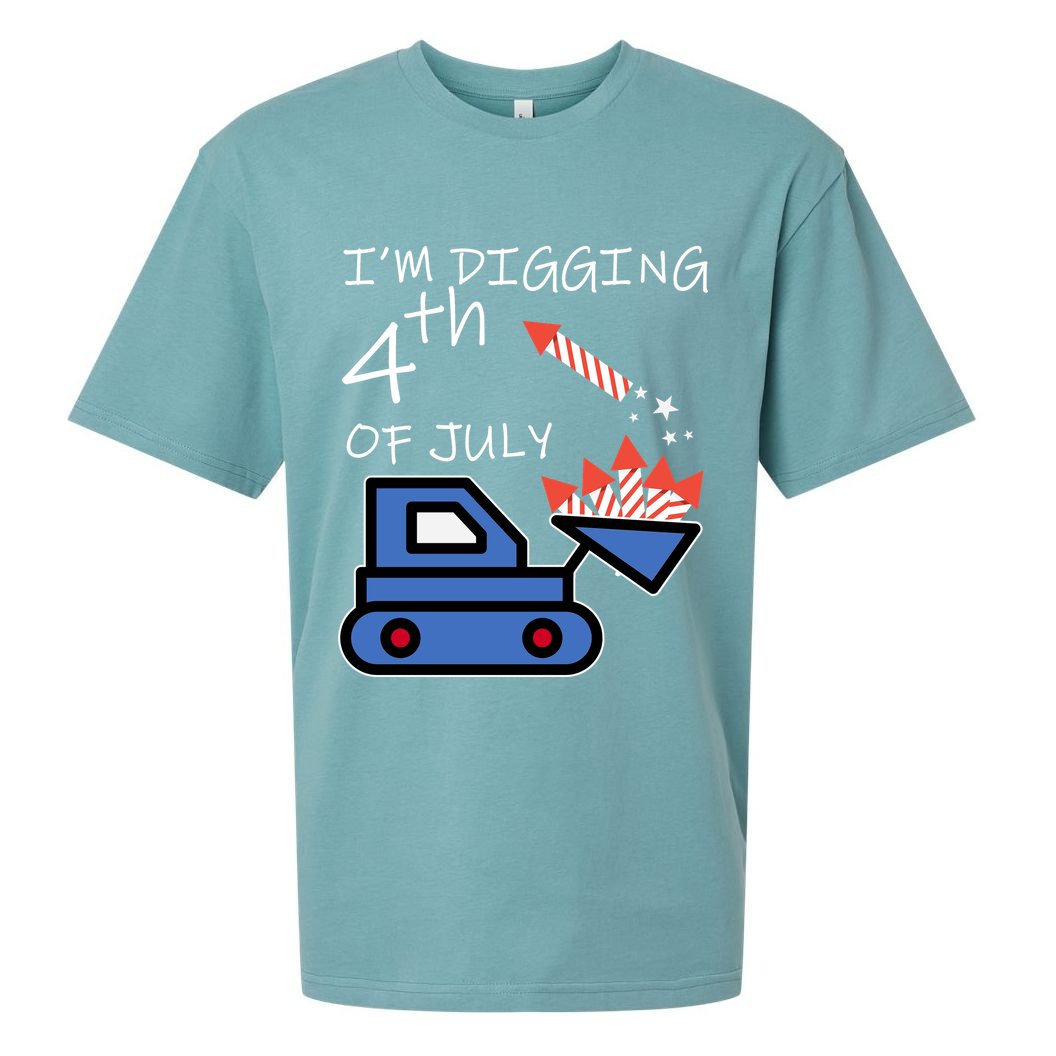 I'm Digging 4th Of July Sueded Cloud Jersey T-Shirt