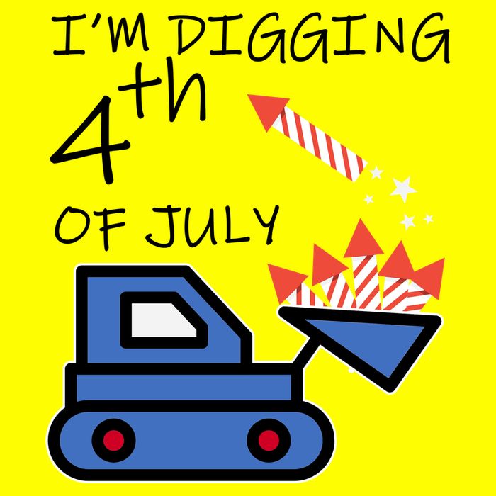 I'm Digging 4th Of July Kids T-Shirt