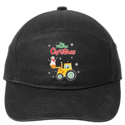 I'm Digging Christmas 7-Panel Snapback Hat