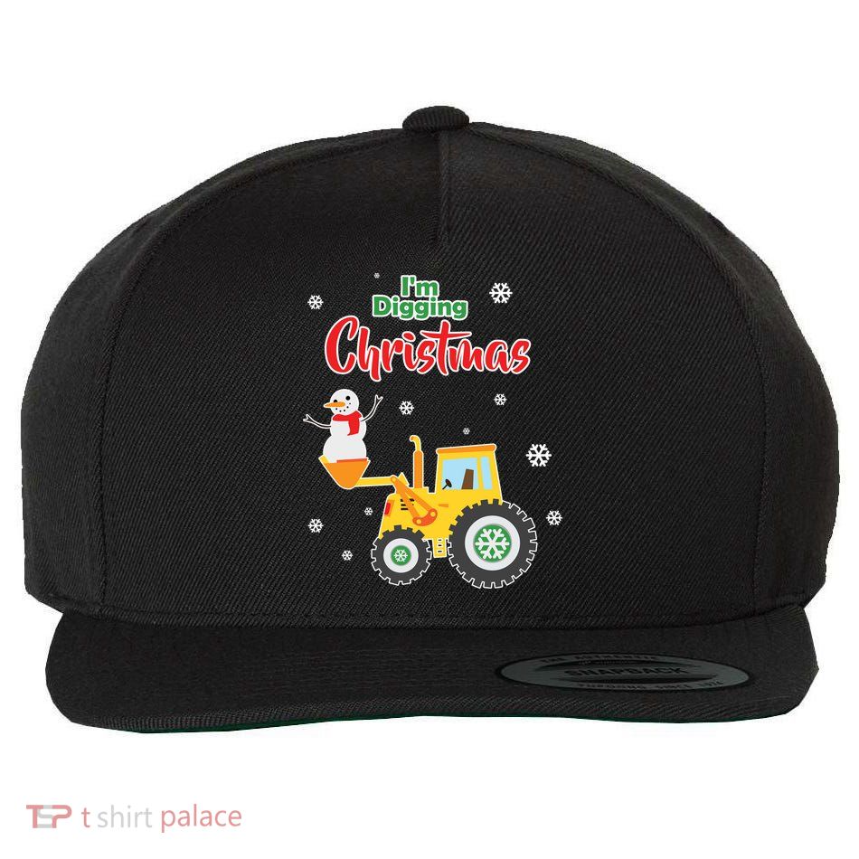 I'm Digging Christmas Wool Snapback Cap