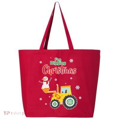 I'm Digging Christmas 25L Jumbo Tote