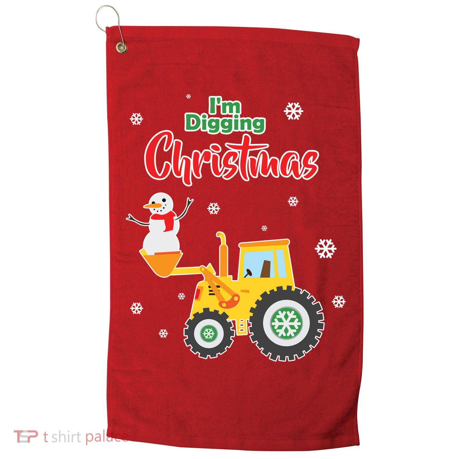 I'm Digging Christmas Golf Towel