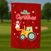 I'm Digging Christmas Golf Towel