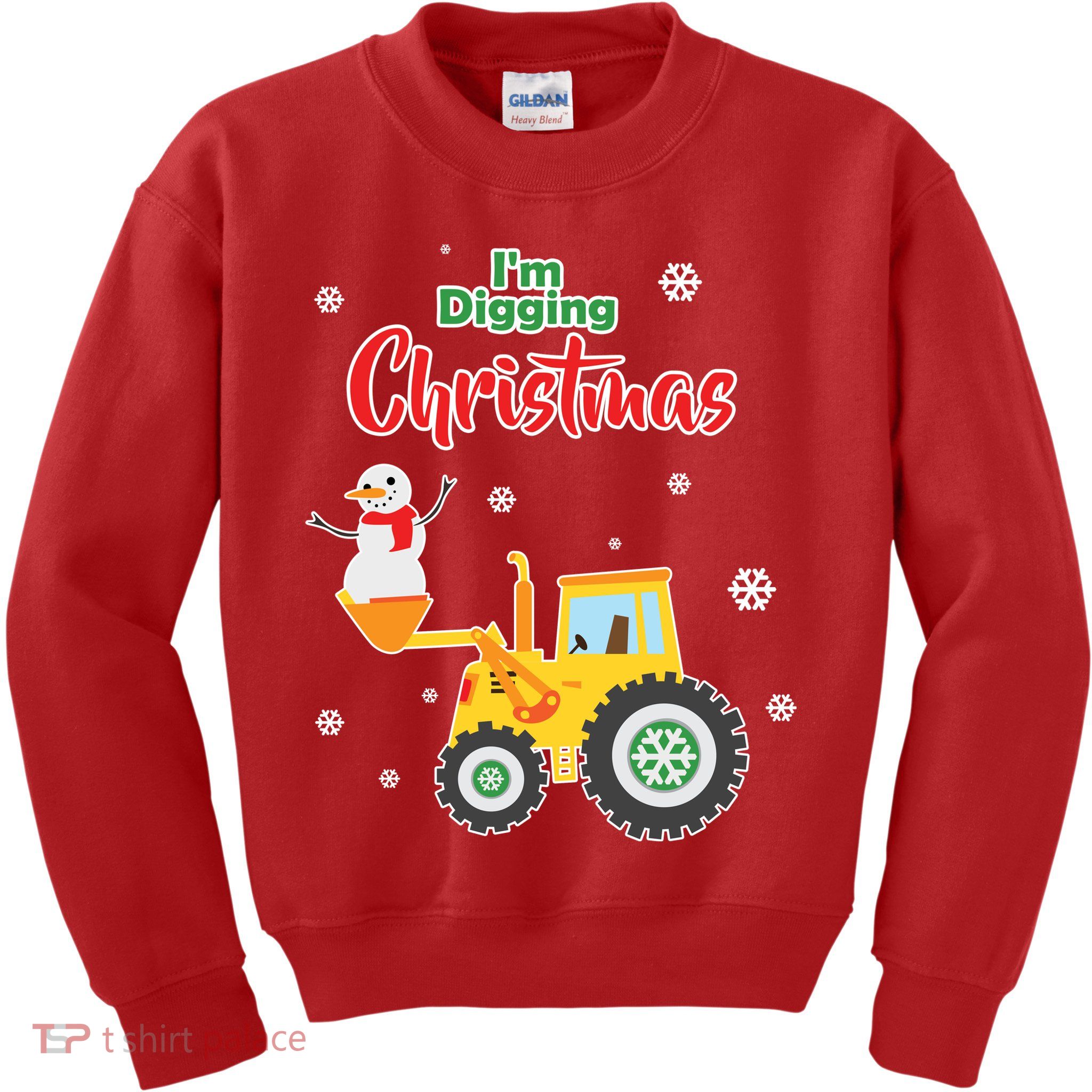 I'm Digging Christmas Kids Sweatshirt
