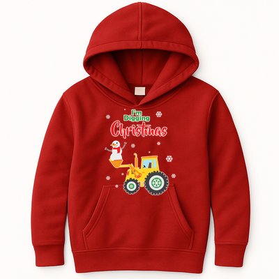 I'm Digging Christmas Kids Hoodie