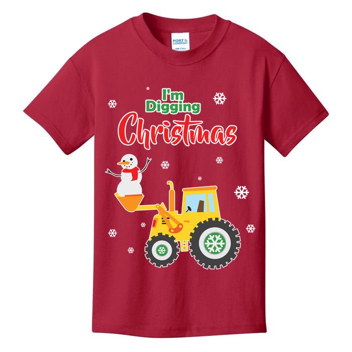 I'm Digging Christmas Kids T-Shirt