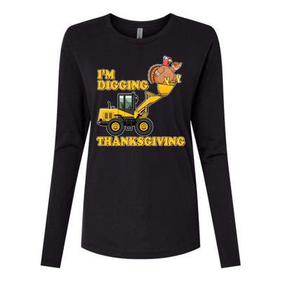 I'm Digging Thanksgiving Womens Cotton Relaxed Long Sleeve T-Shirt