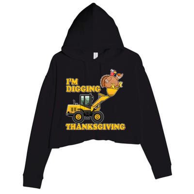 I'm Digging Thanksgiving Crop Fleece Hoodie