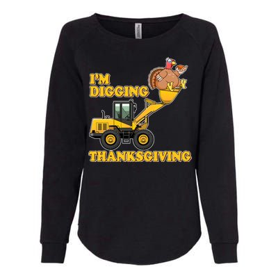 I'm Digging Thanksgiving Womens California Wash Sweatshirt