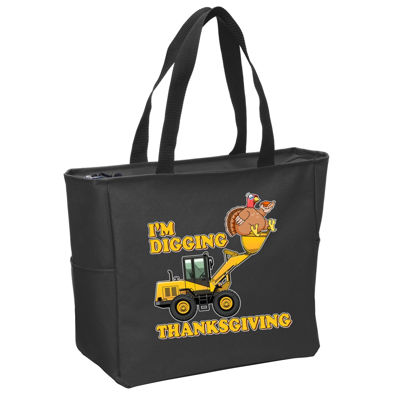 I'm Digging Thanksgiving Zip Tote Bag