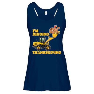 I'm Digging Thanksgiving Ladies Essential Flowy Tank