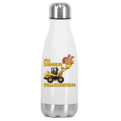 I'm Digging Thanksgiving Stainless Steel Insulated Water Bottle