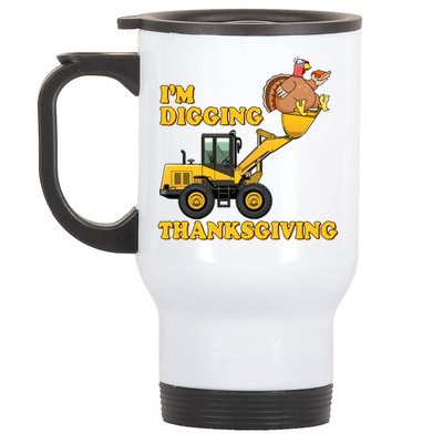 I'm Digging Thanksgiving Stainless Steel Travel Mug