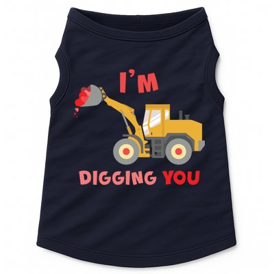 I'm Digging You Tractor Valentine's Day Doggie Tank