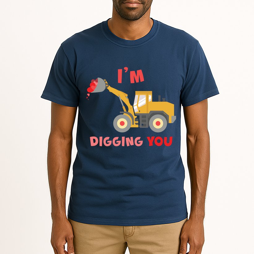 I'm Digging You Tractor Valentine's Day Tall T-Shirt