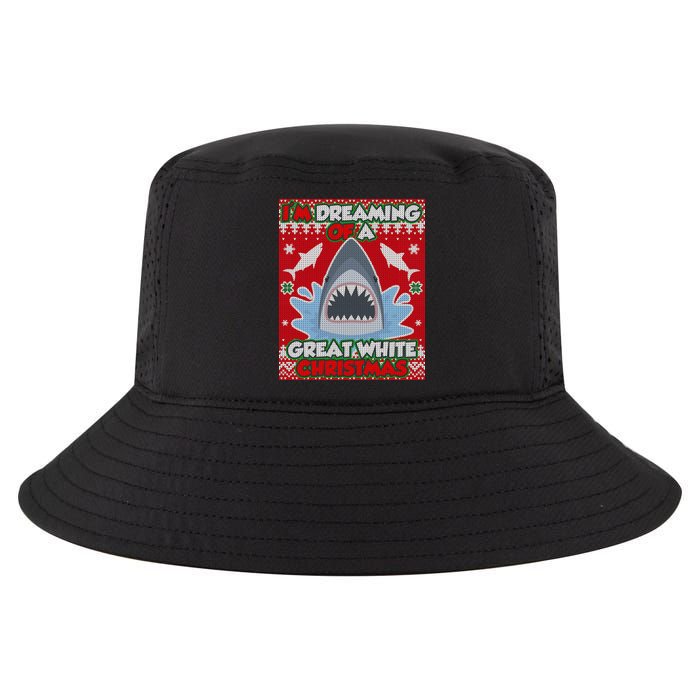 I'm Dreaming Of A Great White Christmas Cool Comfort Performance Bucket Hat