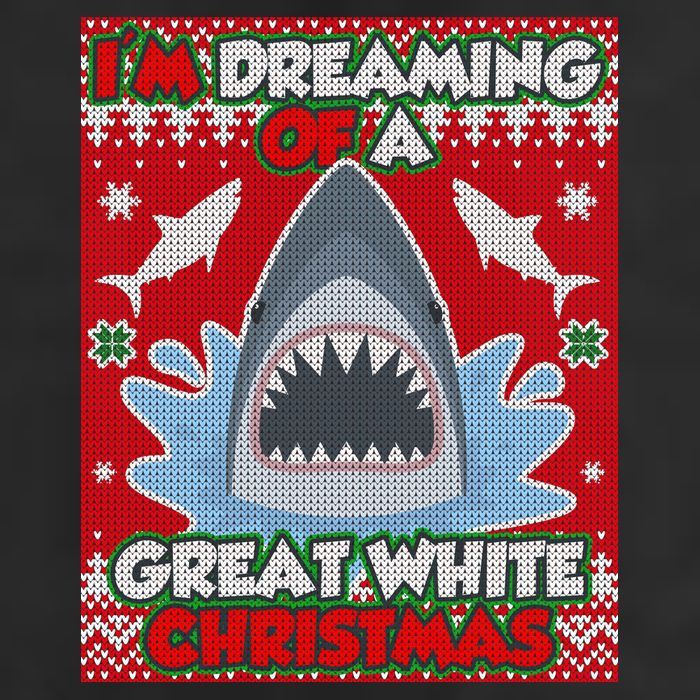 I'm Dreaming Of A Great White Christmas Adult Drive Performance Visor
