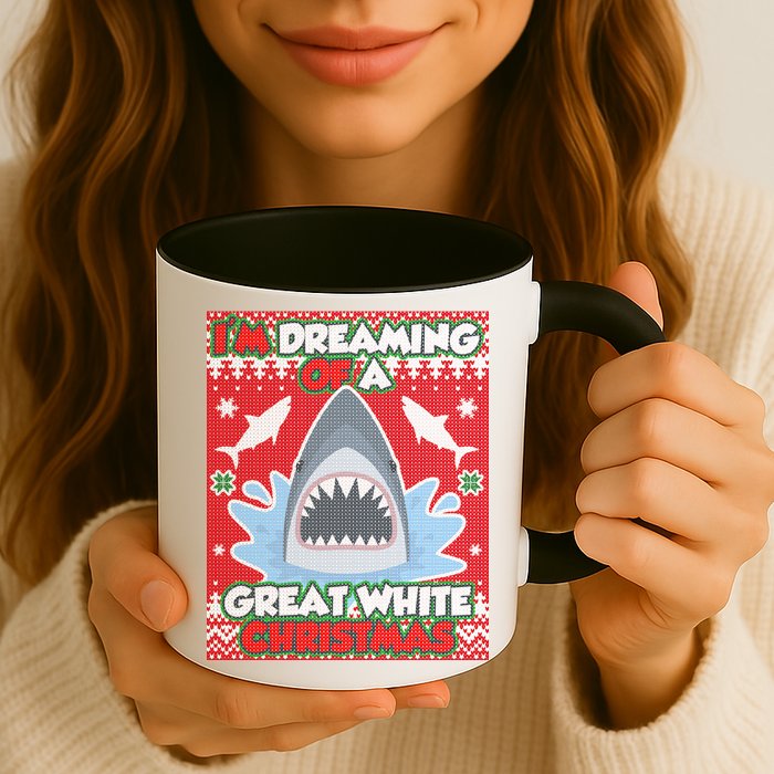 I'm Dreaming Of A Great White Christmas Mug