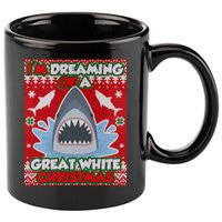 I'm Dreaming Of A Great White Christmas 11oz C Handle Ceramic Mug