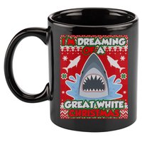 I'm Dreaming Of A Great White Christmas 11oz C Handle Ceramic Mug